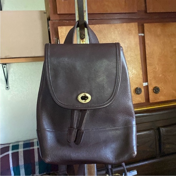 Coach 9960 vintage leather backpack - Picture 1 of 7